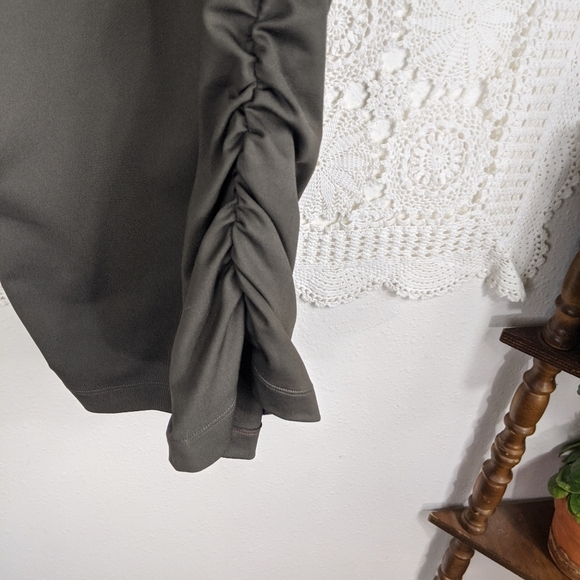 Athleta Tankini Women 34A XS Brown Swim Suit Tank Top Built In Bra Padded Modest - Picture 4 of 8